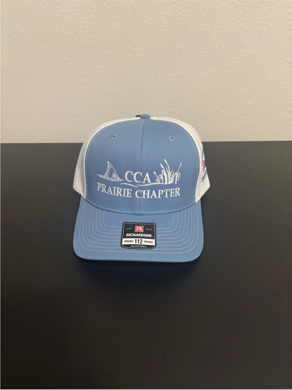 Prairie Chapter CCA Blue & White Trucker Cap